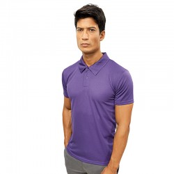 Plain Pique Polo Shirt Coolchecker Stud Premier 140 GSM